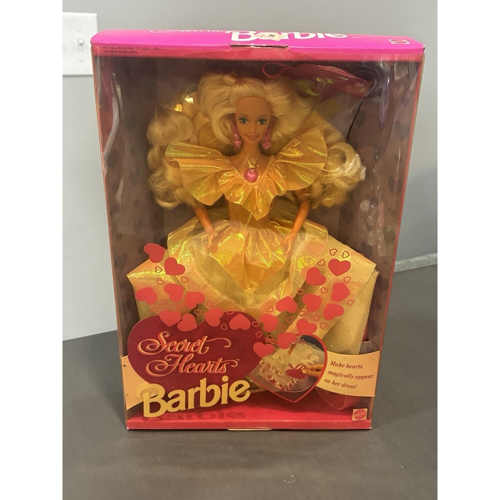 1992 Mattel Secret Hearts Barbie Doll #7902